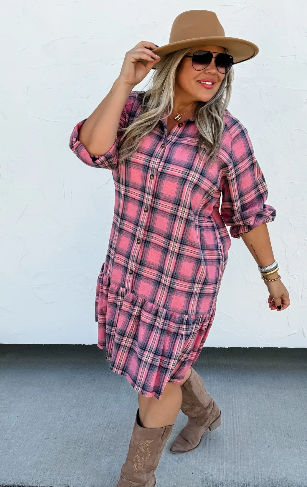 Maxwell Plaid Dress