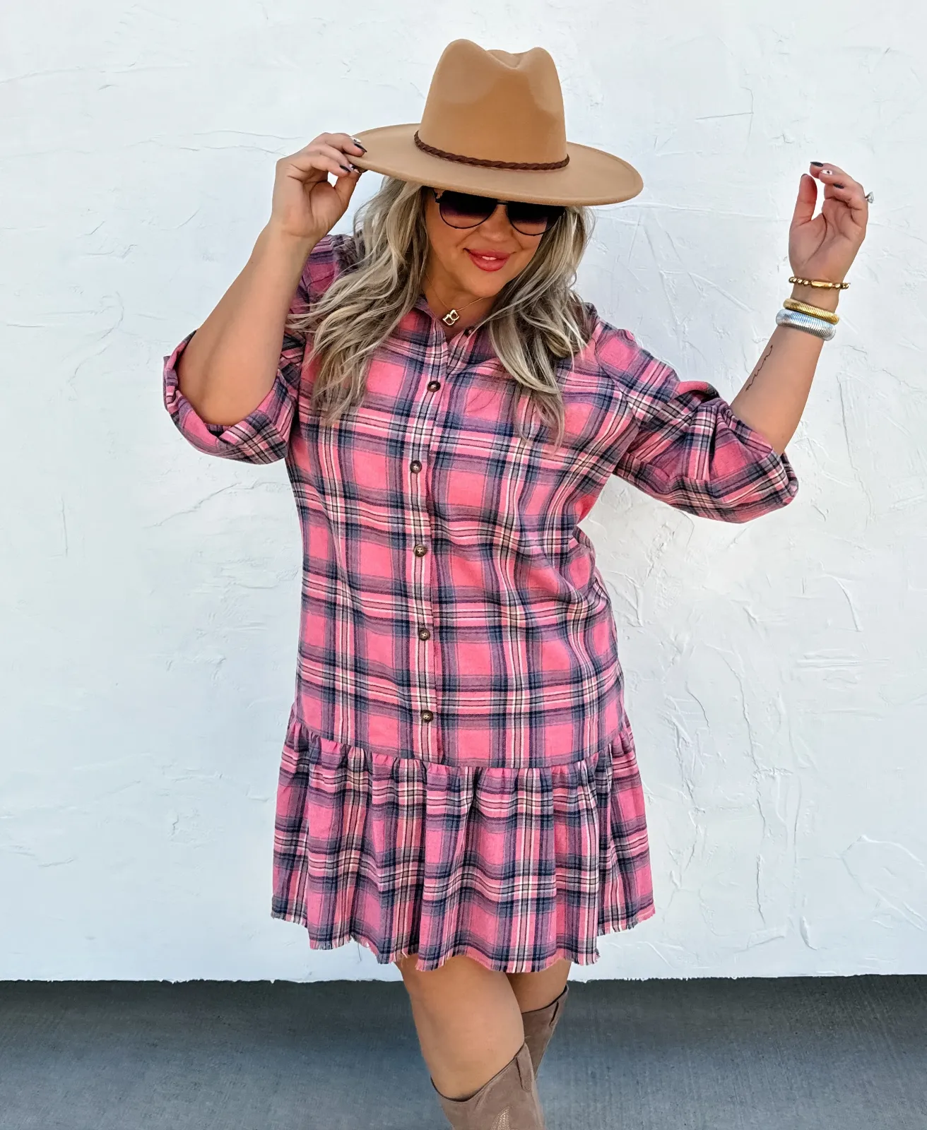 Maxwell Plaid Dress