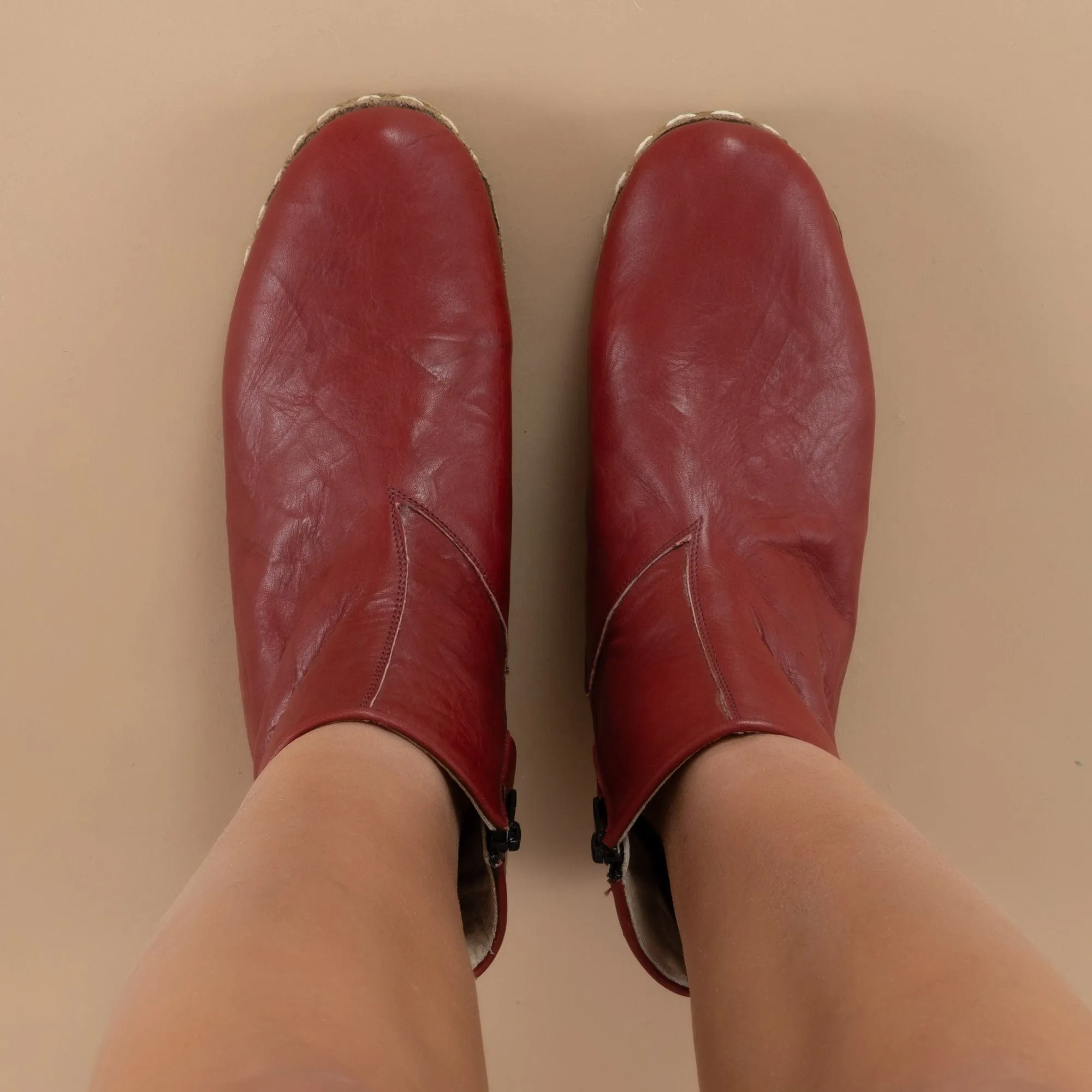 Men's Burgundy Boots