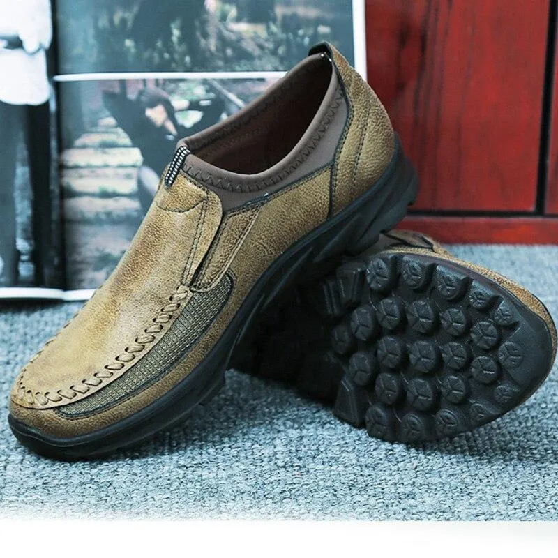 Mens Faux Suede Loafers