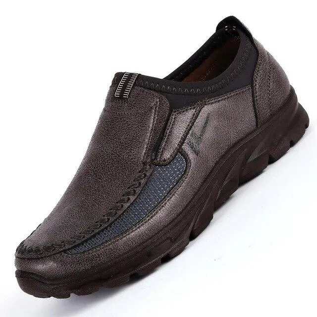 Mens Faux Suede Loafers