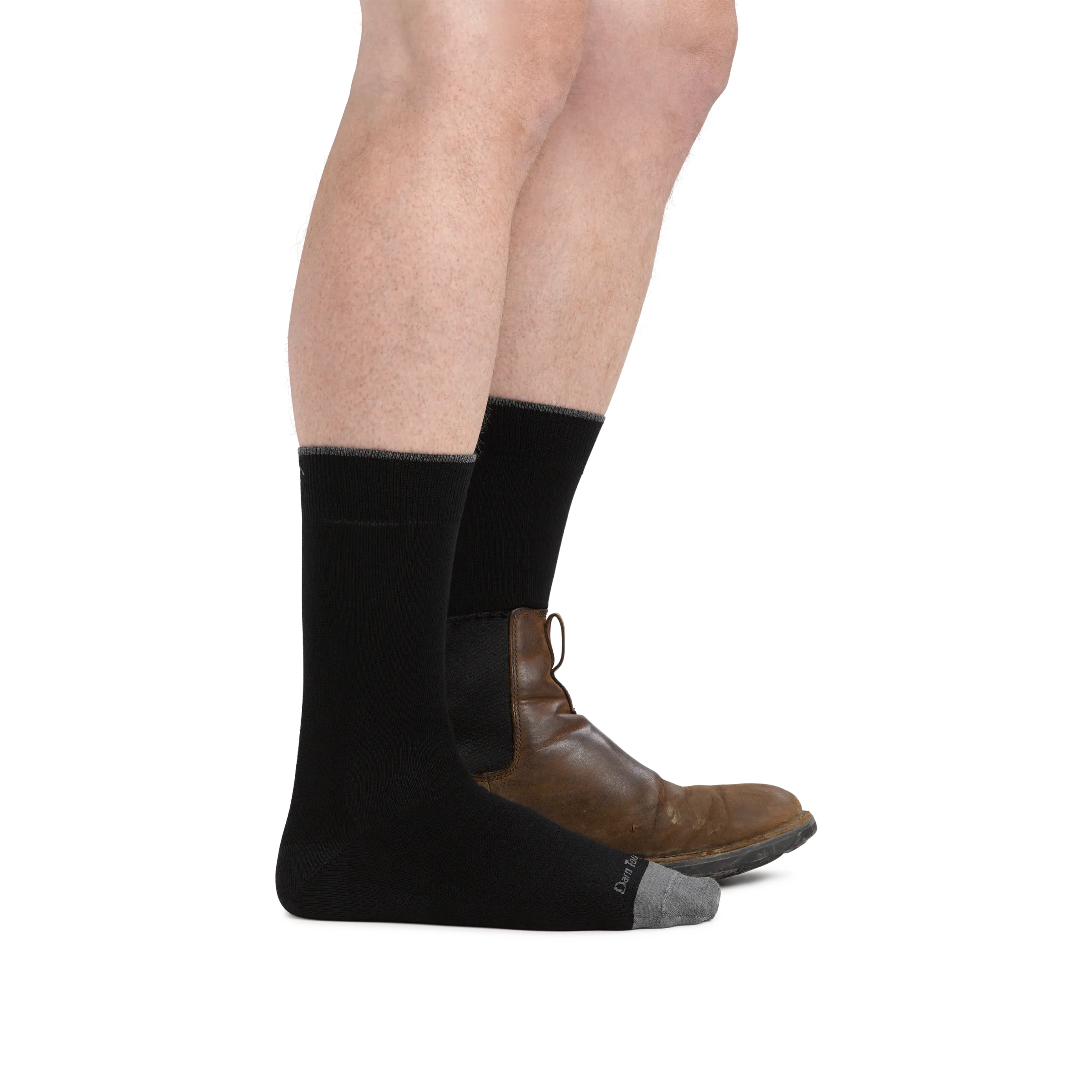 Men's Solid Crew  Lightweight Lifestyle Sock