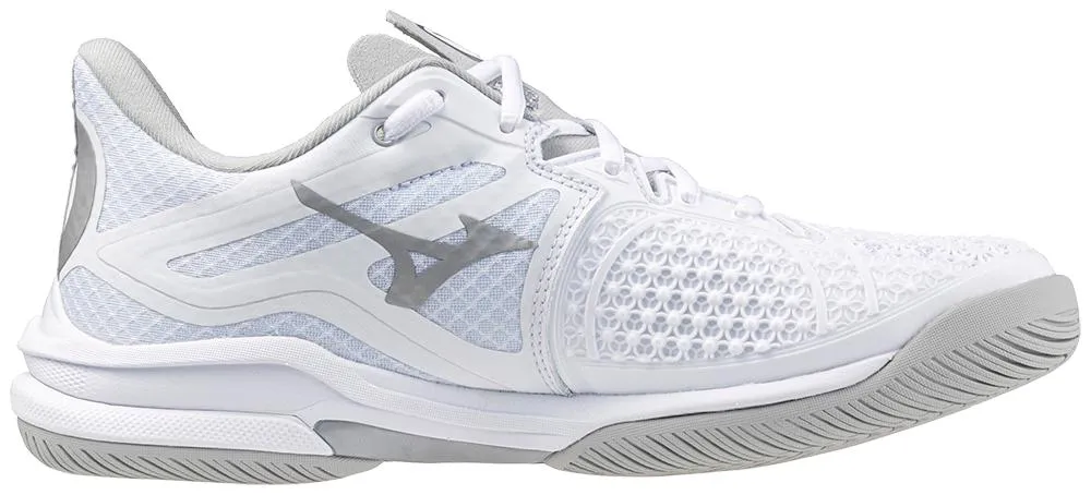 Mizuno Women's Wave Exceed Tour 6 AC - White/Silver