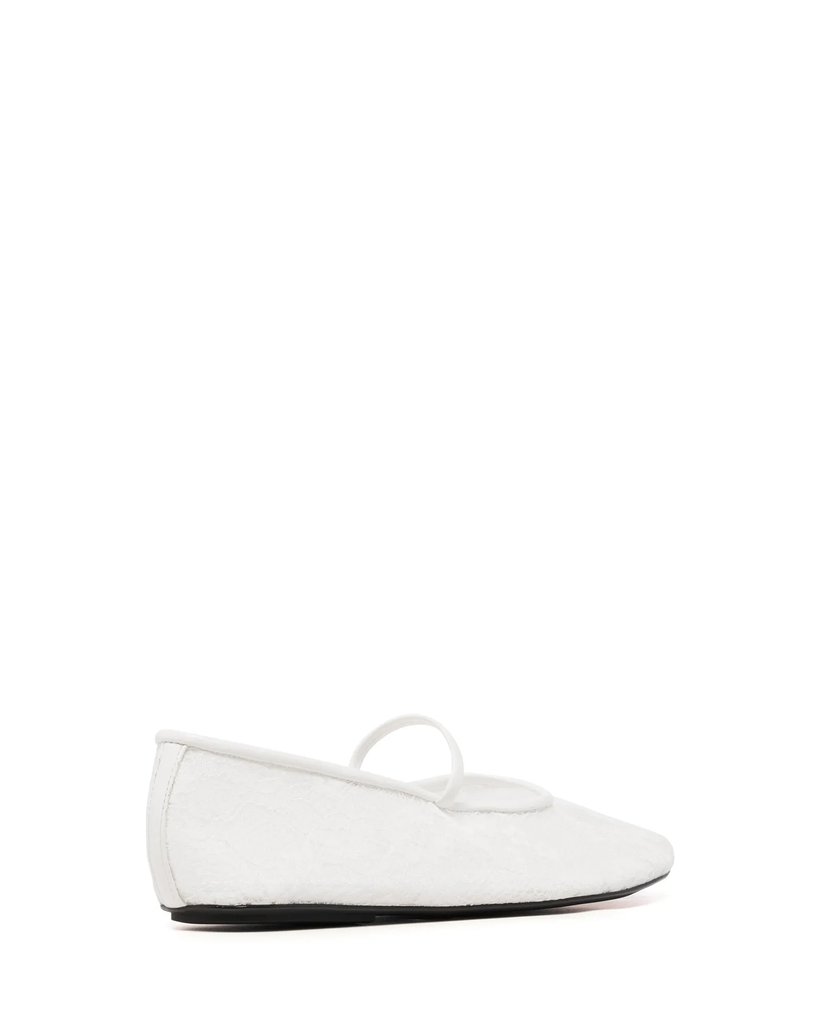 Monamour Ballet Flat White Lace