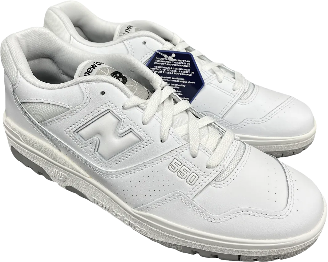 New Balance Bb550pb1 White Leather 550 Trainers BNIB UK 9.5 EUR 44