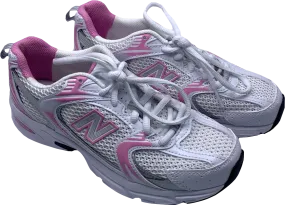 New Balance White / PINK  Unisex 530 Brighton Low Top Trainers UK 3.5 EU 36.5 👠