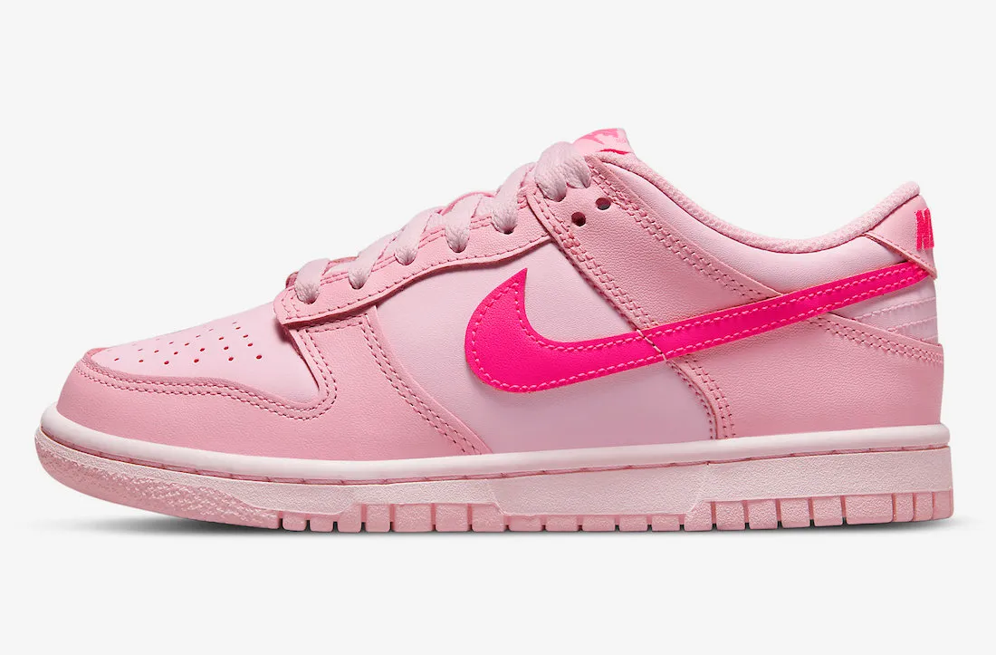 Nike Kid's Dunk Low GS Shoes - Triple Pink