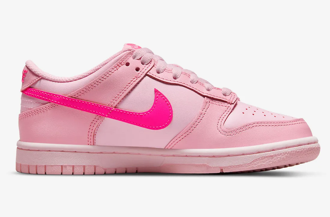 Nike Kid's Dunk Low GS Shoes - Triple Pink