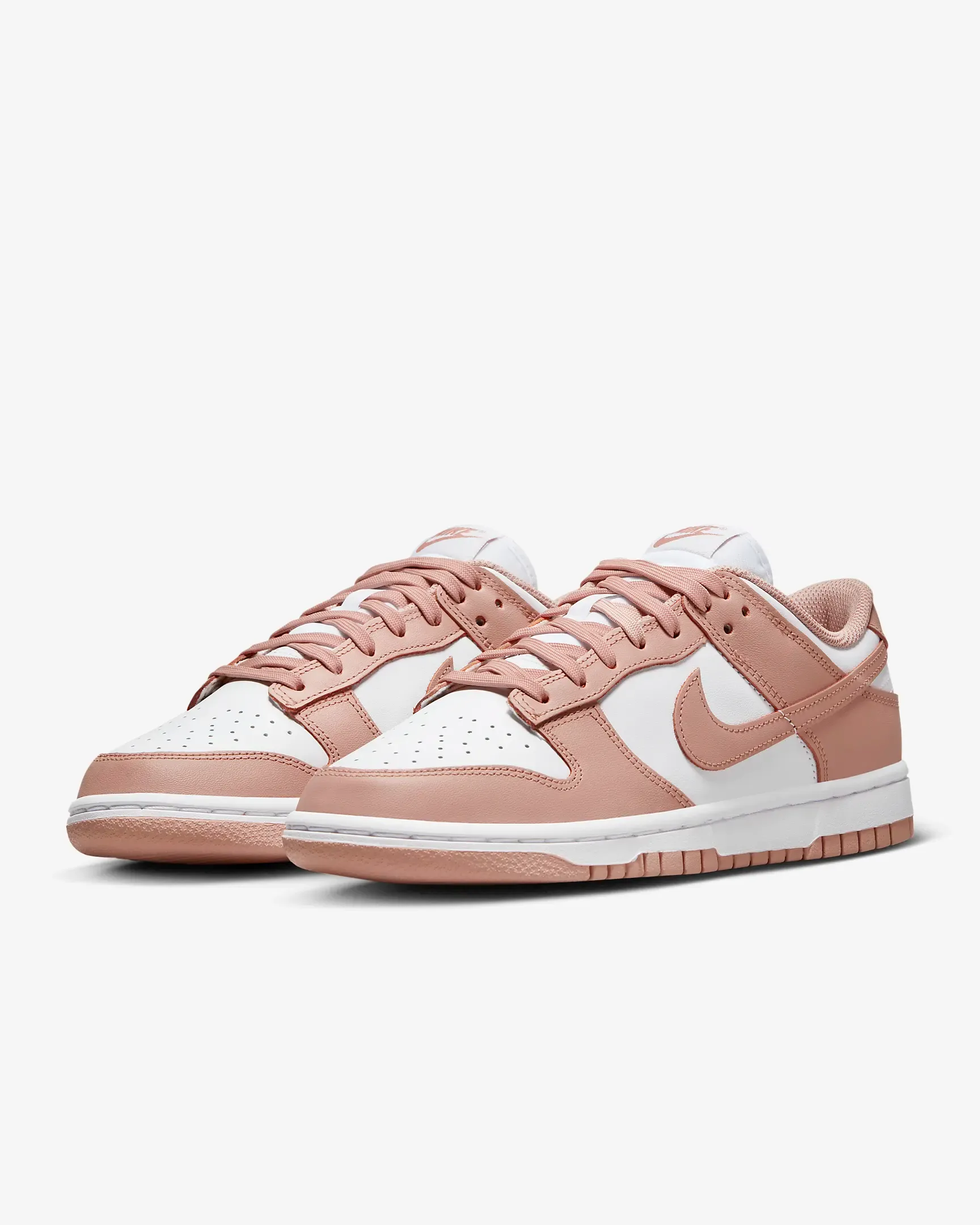 Nike Women's Dunk Low Shoes - White / Rose Whisper