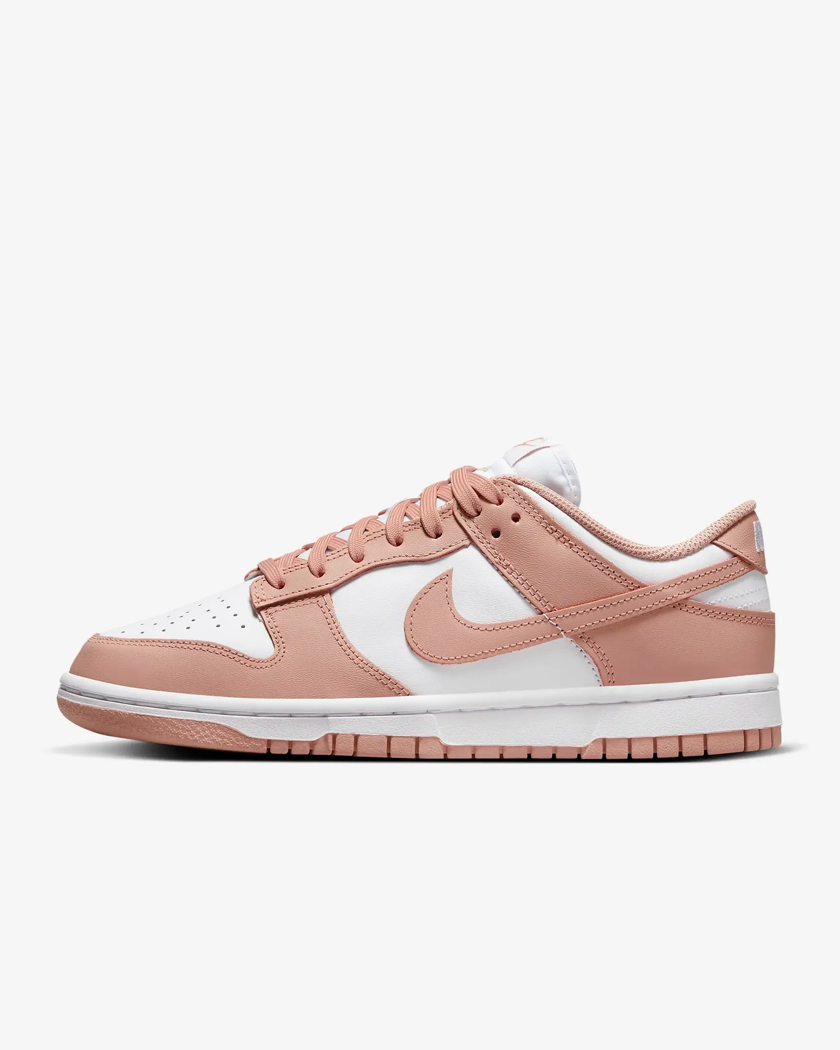 Nike Women's Dunk Low Shoes - White / Rose Whisper