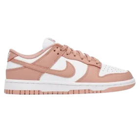 Nike Women's Dunk Low Shoes - White / Rose Whisper