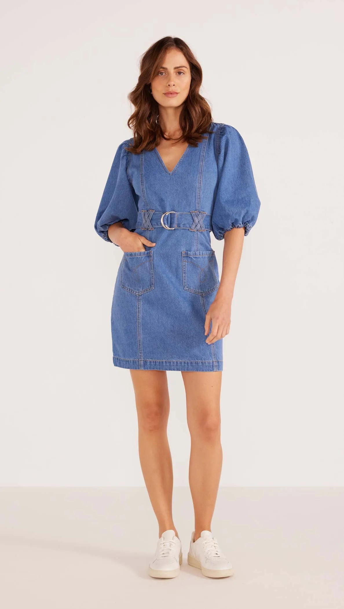 Peyton Denim Mini Dress