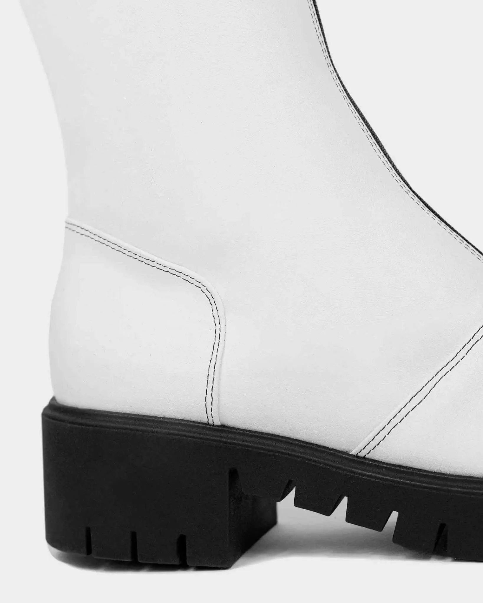 PRE-ORDER Vegan Cyber Boots white cactus leather ankle boots by Bohema