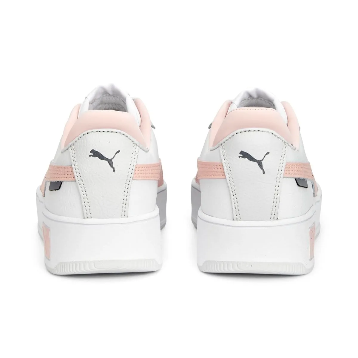 PUMA WOMEN'S CARINA STREET WHITE/ROSE SNEAKERS