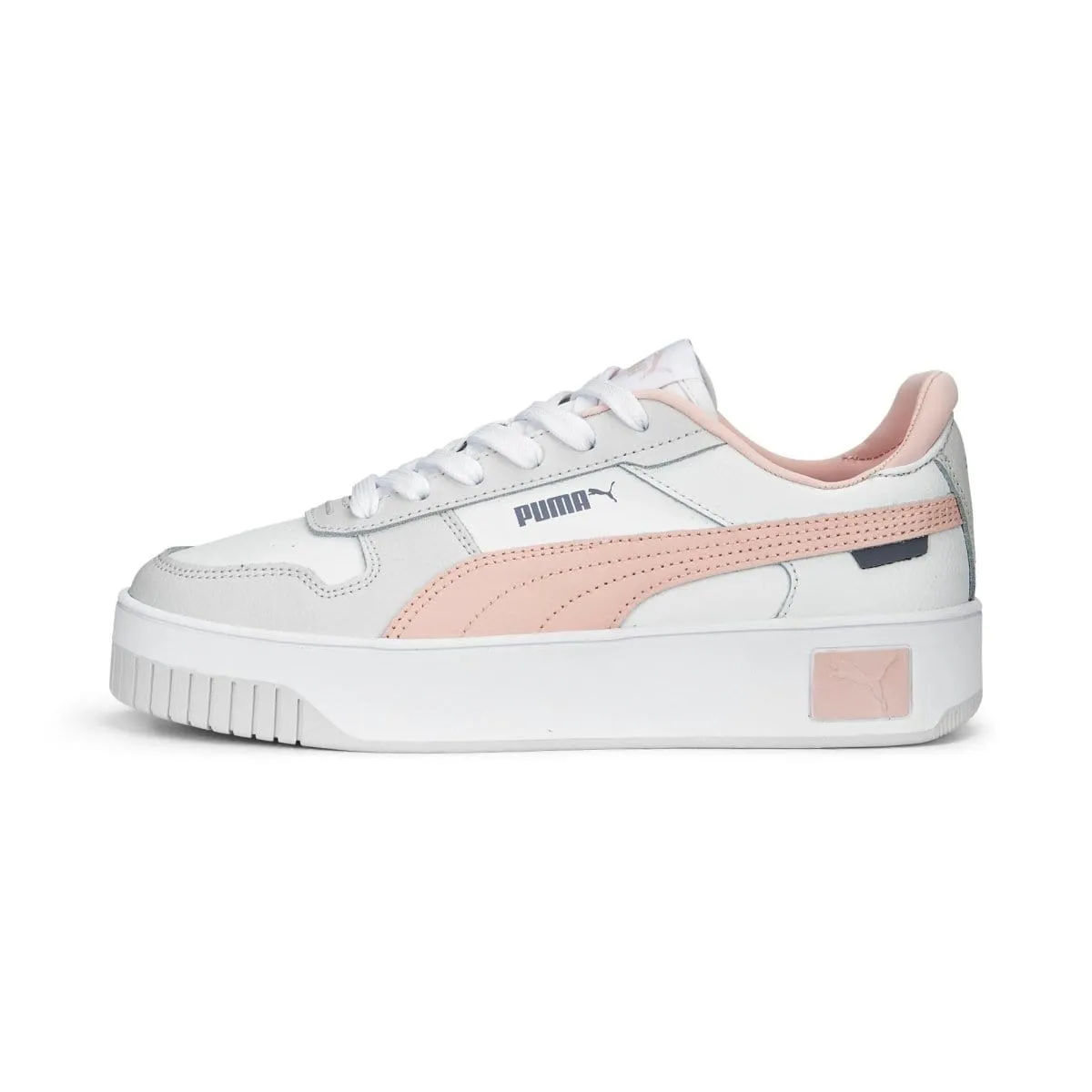 PUMA WOMEN'S CARINA STREET WHITE/ROSE SNEAKERS