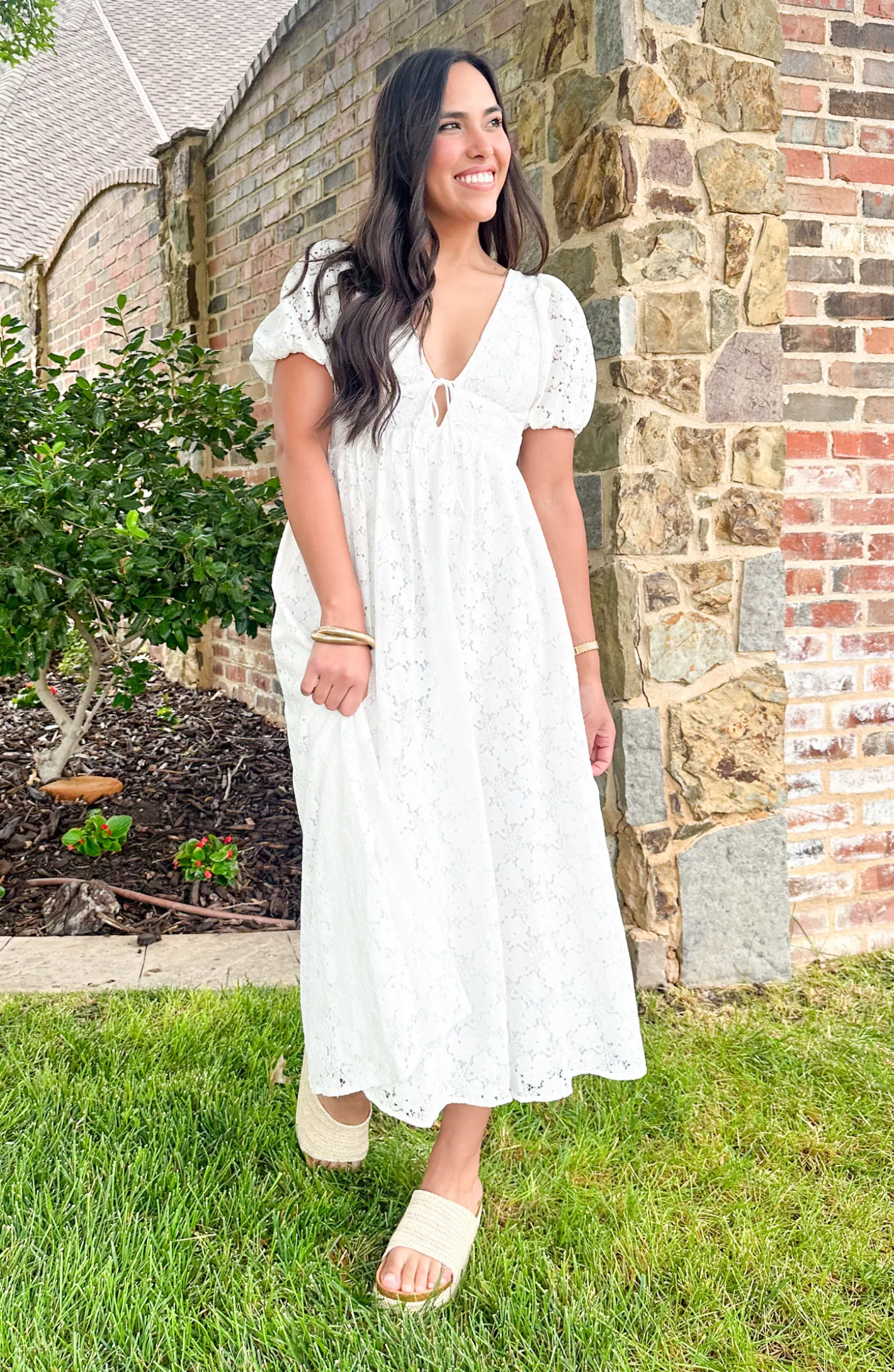 Pure Enchantment White Midi Dress