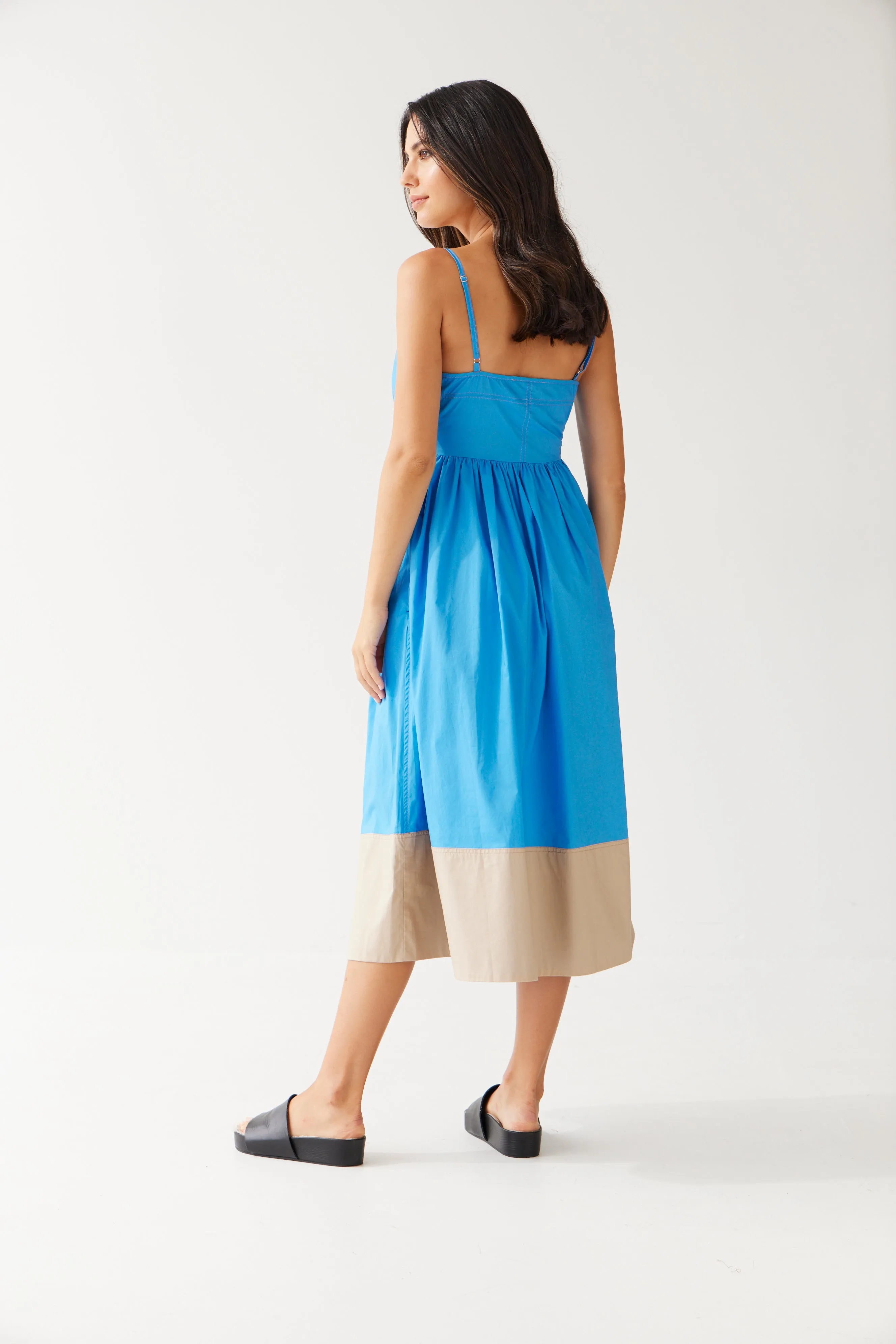 Sammy Dress | Blue/Desert