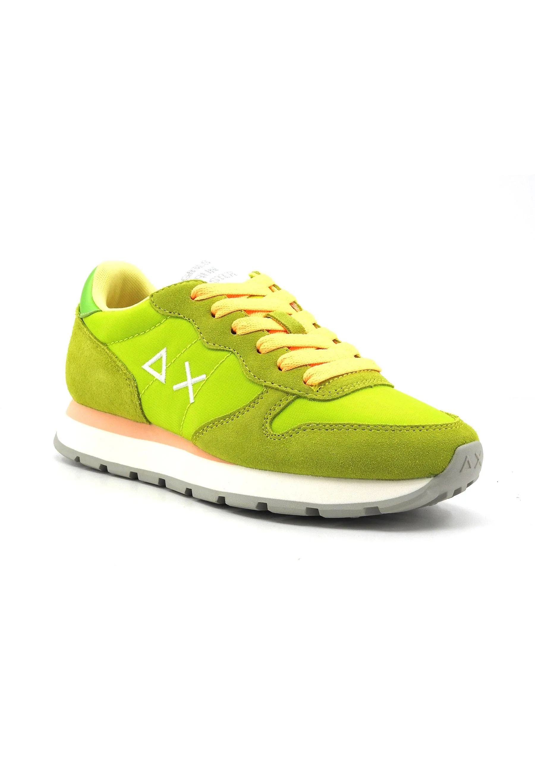 SUN68 Ally Solid Sneaker Donna Lime Z34201