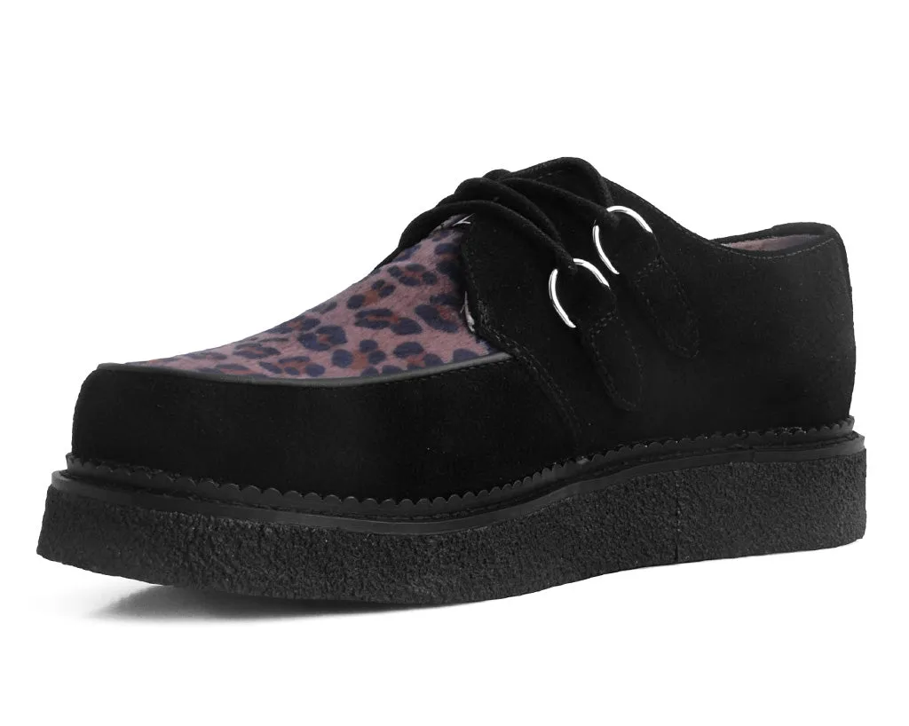 T.U.K BLACK SUEDE/LEO 1970 ORIGINAL CREEPER