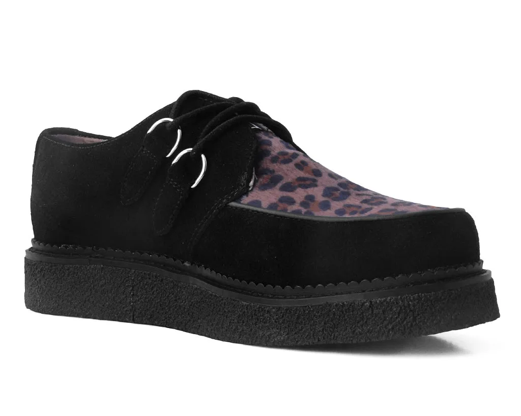 T.U.K BLACK SUEDE/LEO 1970 ORIGINAL CREEPER