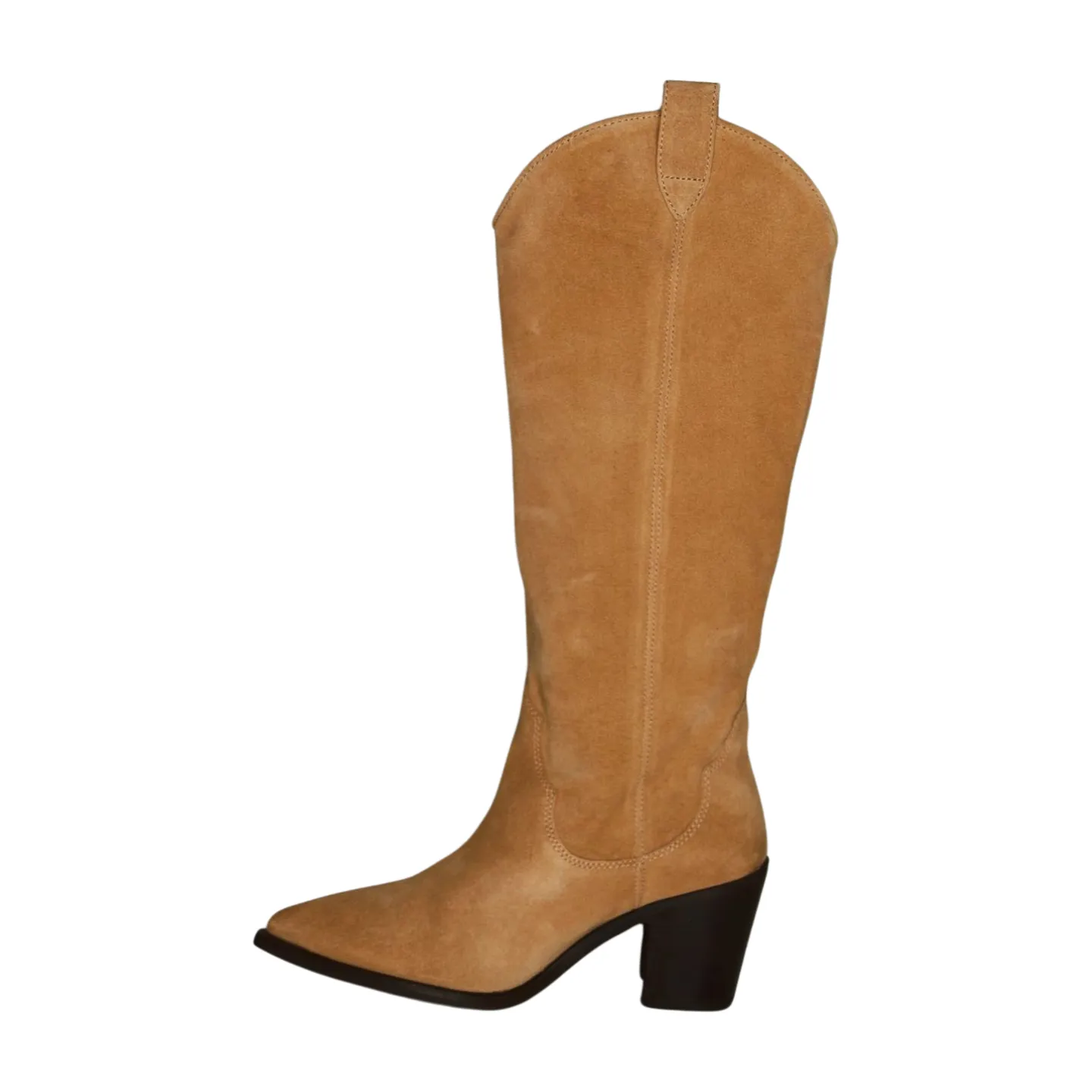 Unisa Camel Suede Western Boot Mayer