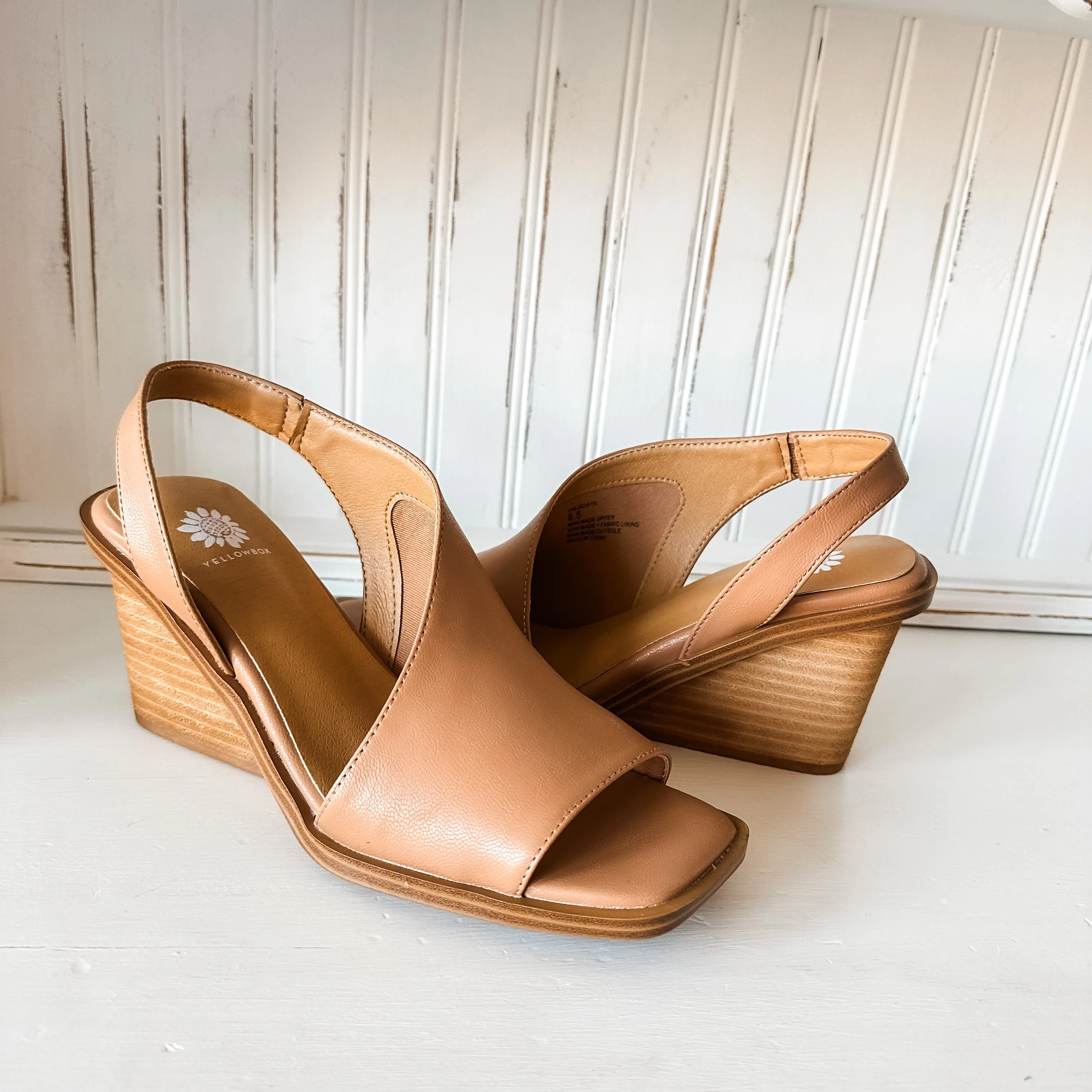 Valdosta Slingback Wedge Sandal - Almond